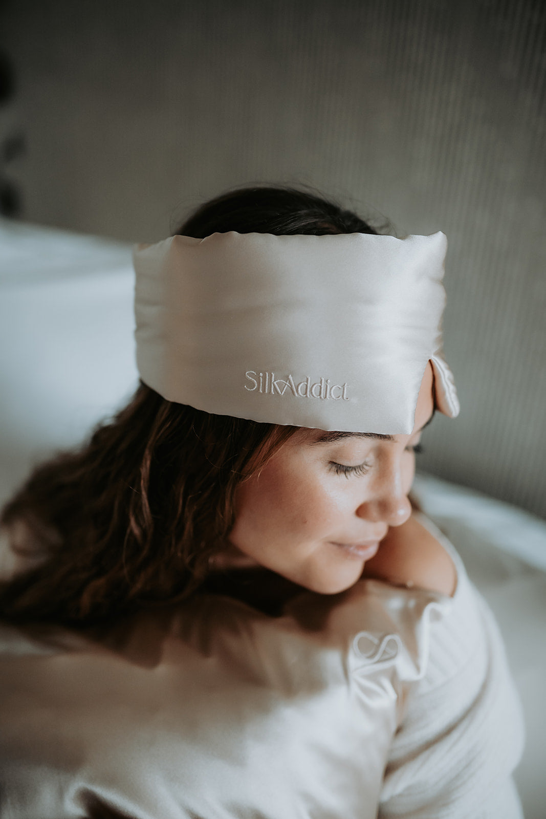 Silk Addict  100% Mulberry Silk Sleep Mask Wrap