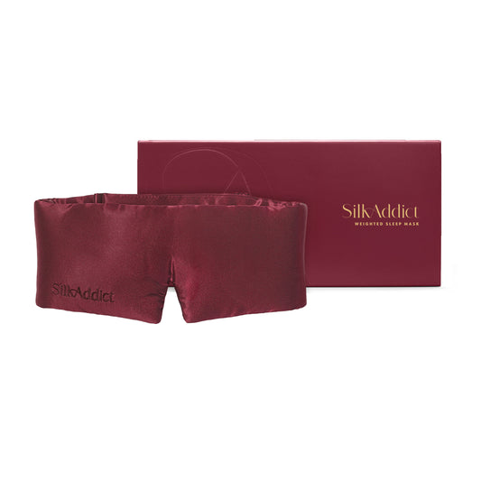 Silk Addict Weighted Mulberry Silk Sleep Mask
