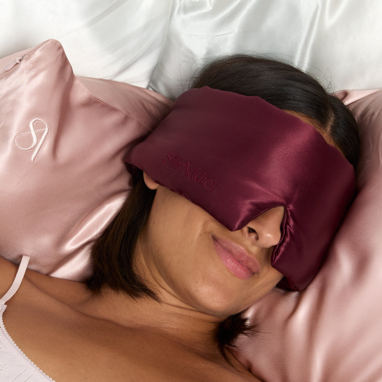 Silk Addict Weighted Mulberry Silk Sleep Mask